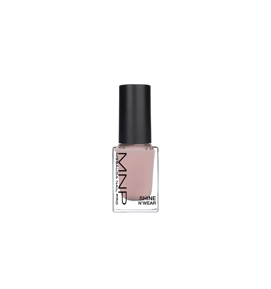Smalto per unghie MNP Mesuada Shine n'Wear 295 Babe, flacone 10ml con tappo nero