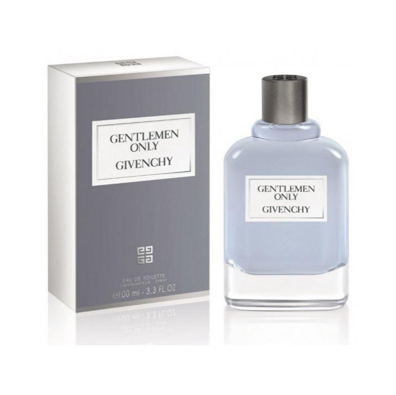 givenchy e.d.t.givenchy g.only 100 ml - foto 1 Bottiglia di profumo azzurra con scatola grigia - Givenchy Gentlemen Only 100ml