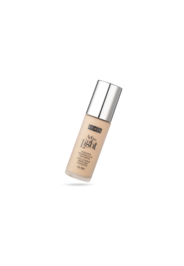 Fondotinta Active Light in flacone con pompetta, tappo trasparente, tonalità N.11 beige chiaro