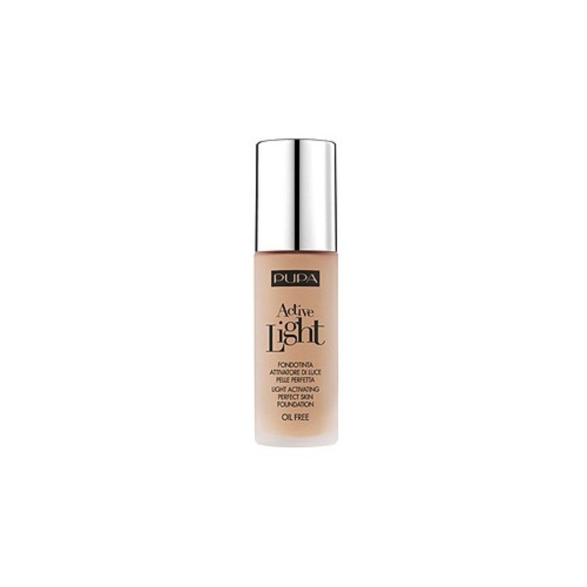 pupa pupa f.tinta active light n.40 - foto 1 Fondotinta liquido PUPA Skin Tint Active Light tonalità N.40, flacone trasparente con tappo cromato