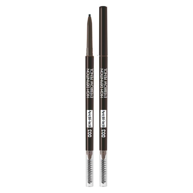 PUPA Eye Brow Definition 03, matite nere con punta fine e spazzola