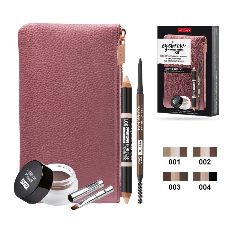 pupa pupa eyebrow professional kit dark brown - foto 1 pupa pupa eyebrow professional kit dark brown - foto 1