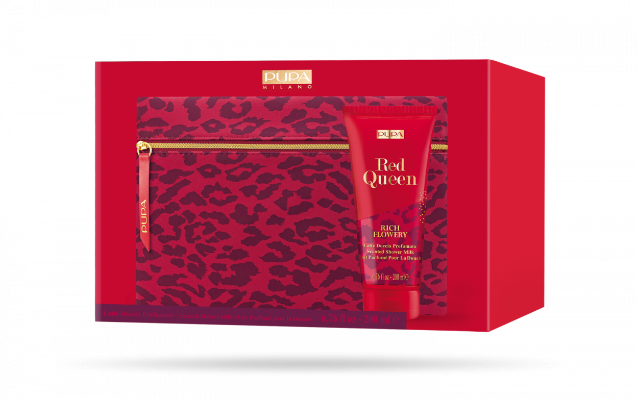 Kit doccia PUPA Red Queen latte detergente delicato 200ml