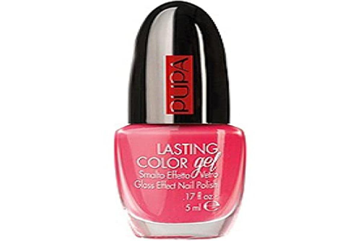 PUPA Smalto Effetto Gel N.086 - bottiglia rosa fucsia con tappo nero