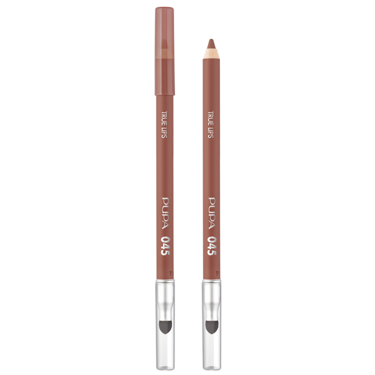 pupa pupa matita true lips n.045 - foto 1 Due matite labbra PUPA True Lips tonalità 045 con applicatore a punta e pennello sfumante