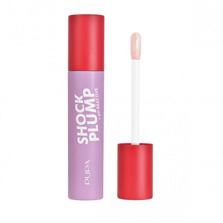 PUPA Shock Plump gloss lilla con tappo rosso e applicatore