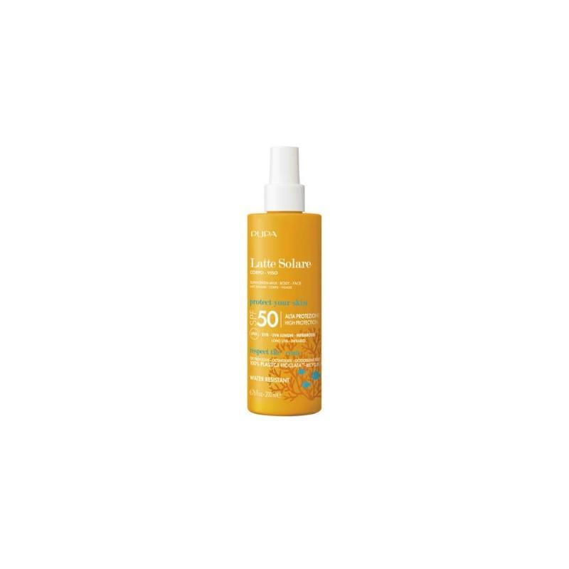 Latte solare PUPA SPF 50 ad alta protezione, formato 200 ml