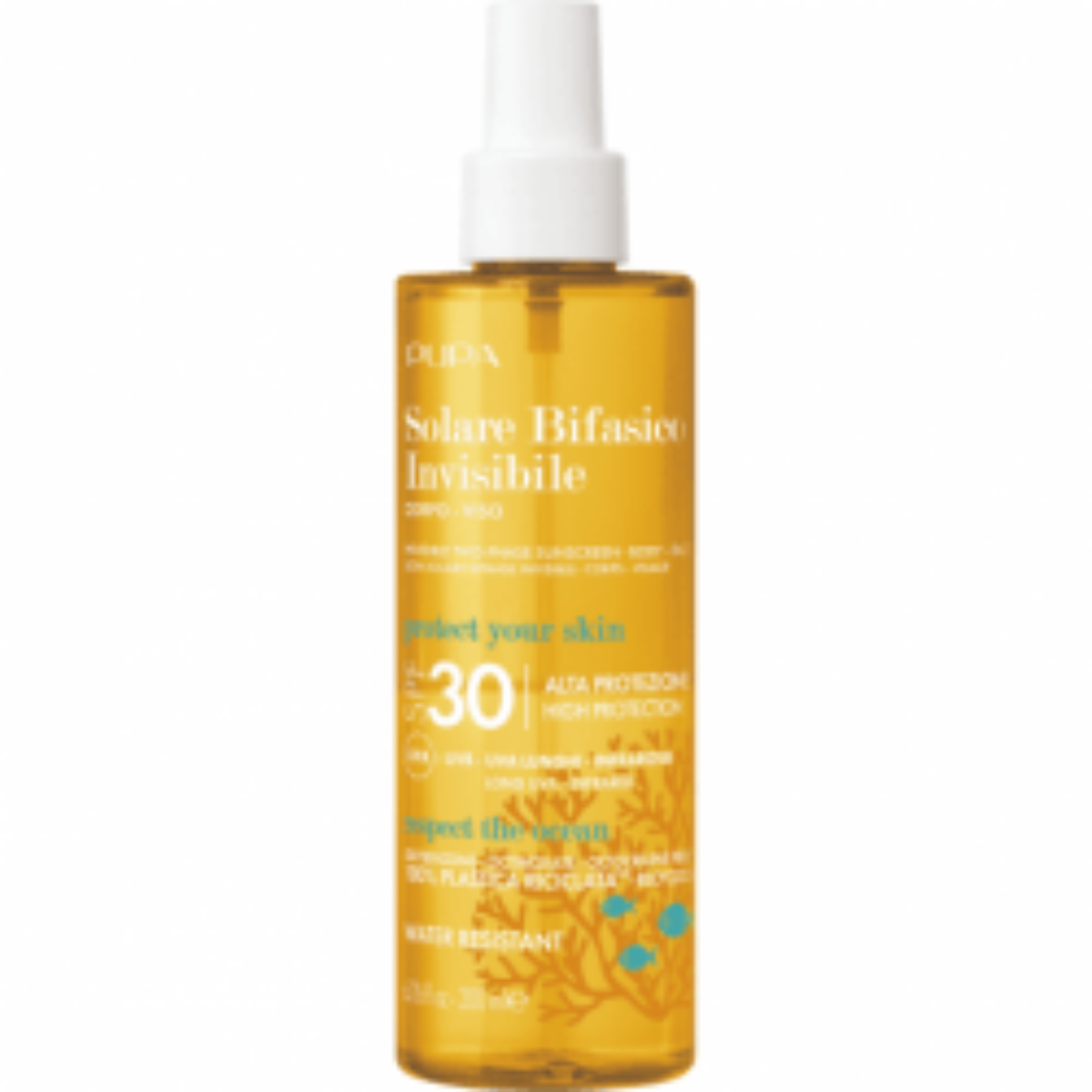 pupa pupa sun bifa.inv.spf30 200ml - foto 1 Pupa Sun Bifase Abbronzante SPF30 - Flacone da 200 ml