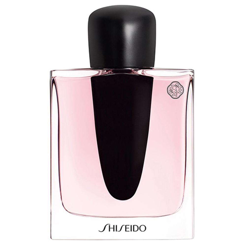 shiseido e.d.p.shiseido ginza v.90ml - foto 1 Profumo Shiseido Ginza 90ml, flacone con tappo nero e liquido rosa