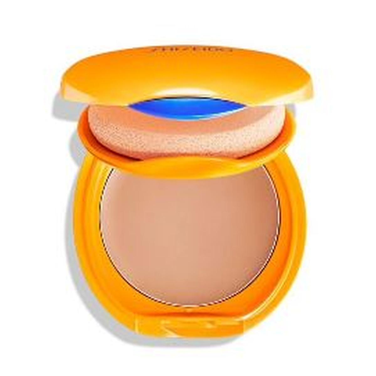 shiseido shiseido sun f.t.comp.hon.f10 12g - foto 1 Shiseido Sun compact in polvere, confezione arancione, contenitore rotondo 12g