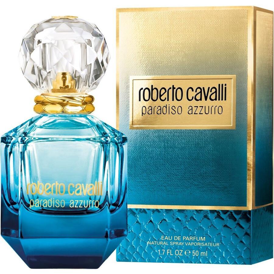 roberto cavalli e.d.p.r.cavalli p.azzurro 50ml - foto 1 Bottiglia profumo Roberto Cavalli Paradiso Azzurro 50ml con confezione