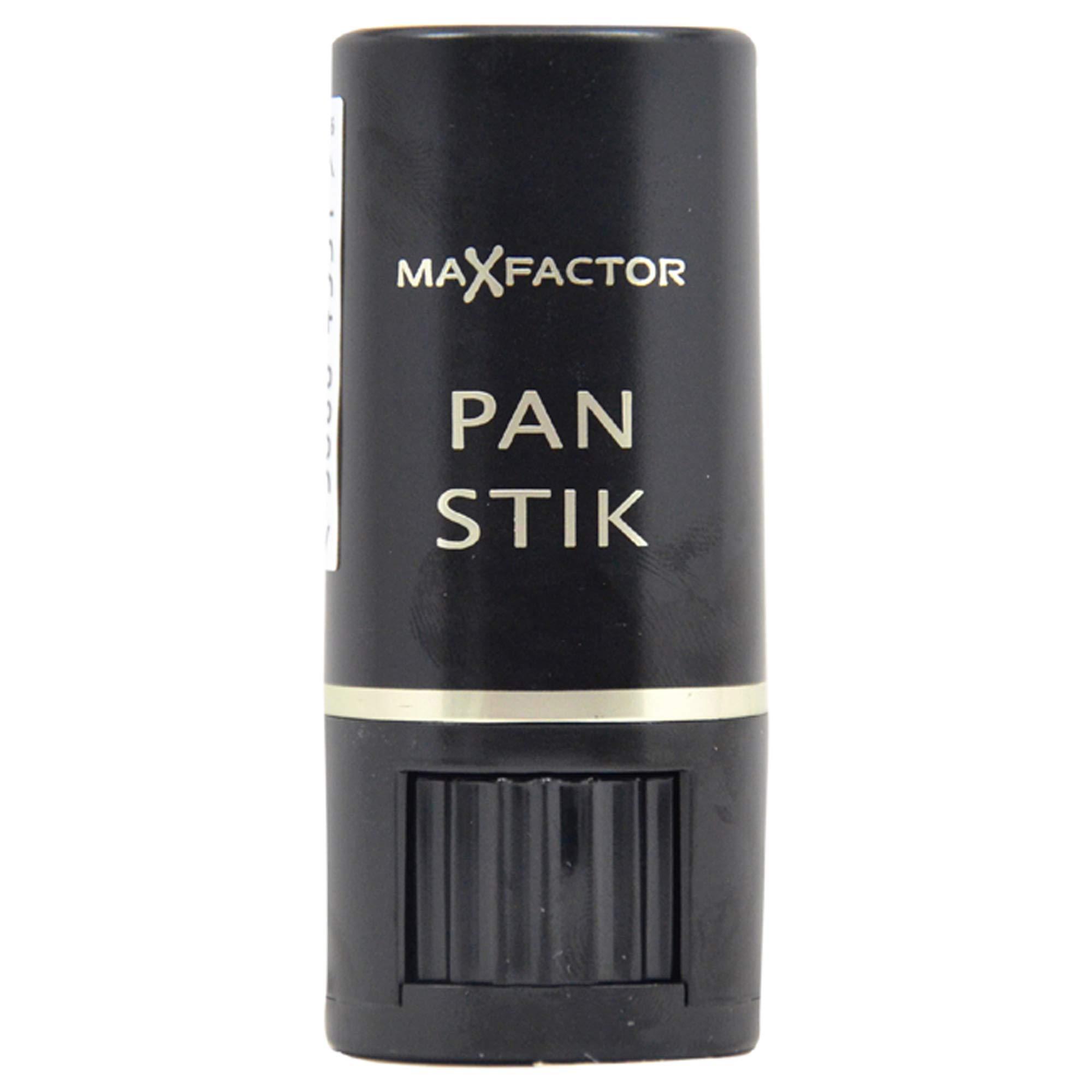 Max Factor Pan Stick fondotinta n.96, stick nero con fascia bianca e tappo trasparente