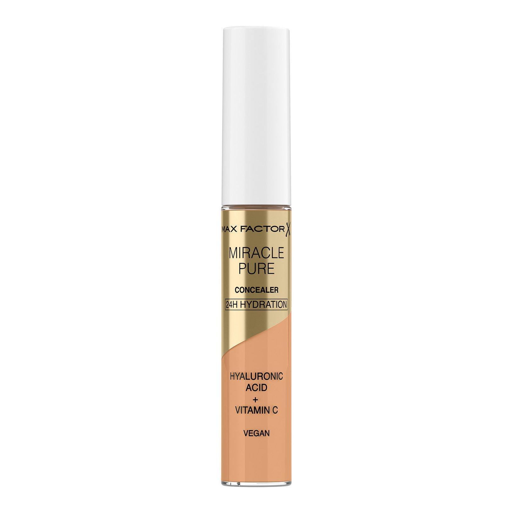 max factor m.factor corrett.miracle pure 8 - foto 1 MAX FACTOR Miracle Pure correttore liquido 8ml, colore beige/nude, con pennello