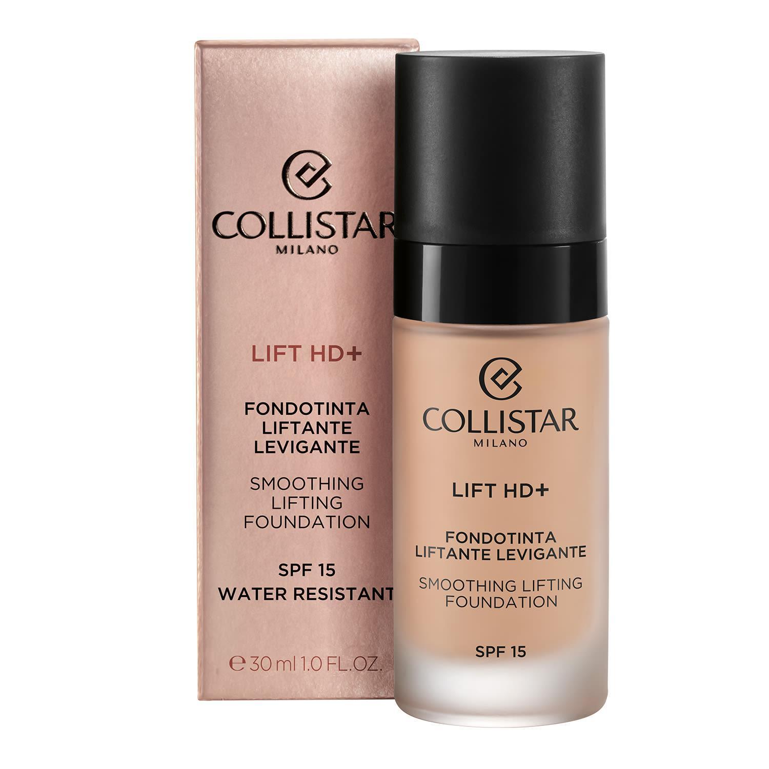 collistar collistar f.tinta lift hd+ 2g - foto 1 Confezione e flacone di fondotinta Collistar Lift HD+ tonalità 2G con packaging