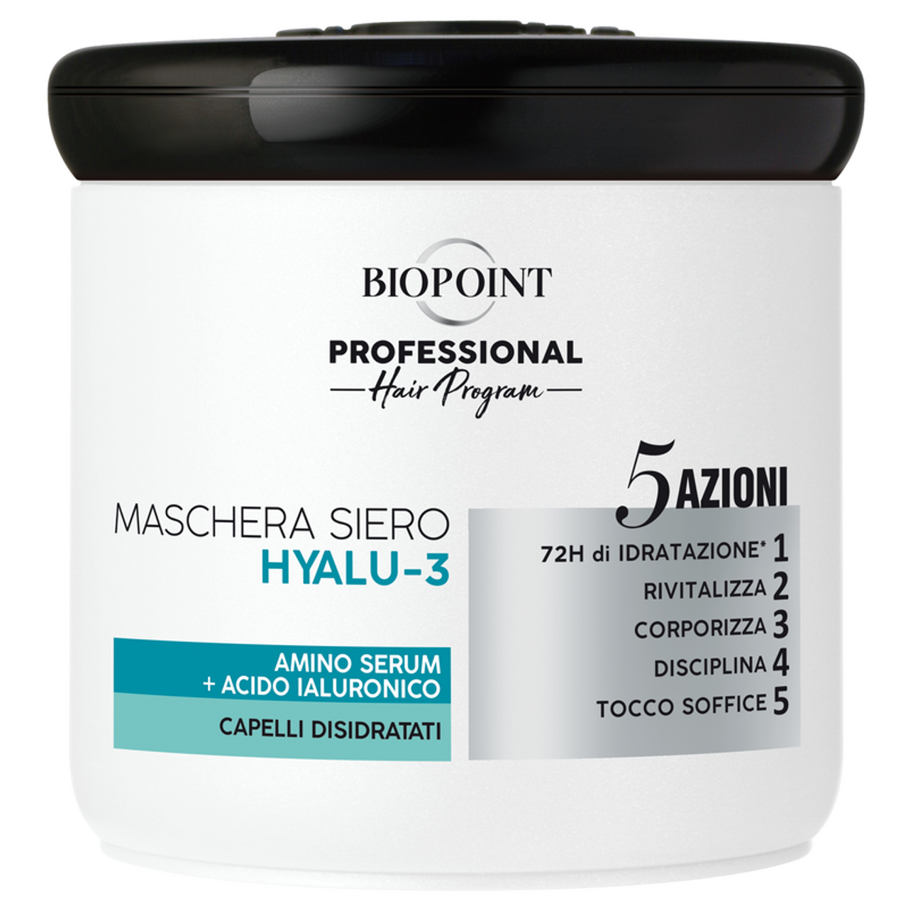 biopoint biopoint hair program maschera hyalu-3 500ml pv02025 - foto 1 biopoint biopoint hair program maschera hyalu-3 500ml pv02025 - foto 1