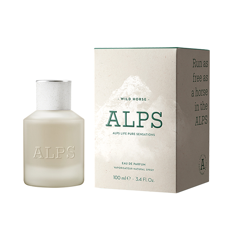 Bottiglia di E.D.P. Alps Wild Horse, profumo vapo da 100 ml