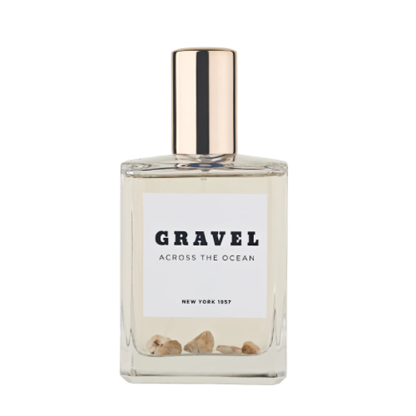 gravel e.d.p.gravel across the ocean 100 ml - foto 1 Profumo Gravel E.D.P. Across the Ocean 100ml, bottiglia trasparente con tappo in metallo dorato