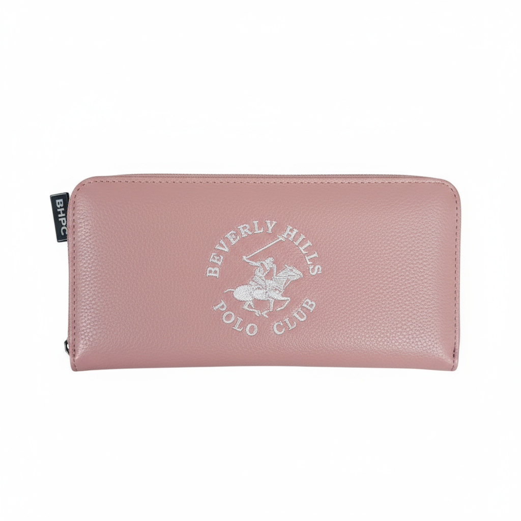 polo club beverly hills polo club portafoglio donna pu bh-4265 cipria - foto 1 Portafoglio donna POLO CLUB in pelle PU rosa cipria, vista frontale