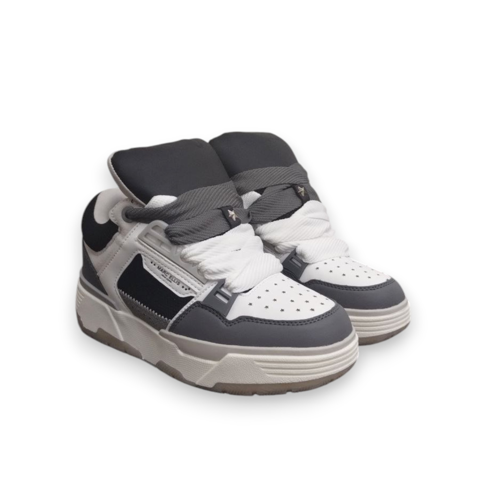 marc ellis marc ellis sneakers grey-white-black nami4001 36 - foto 1 Sneakers Marc Ellis NAMI4001 grigio bianco nero, vista 3/4 anteriore