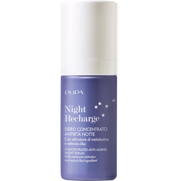 pupa pupa siero antirughe notte 30ml - foto 1 Siero antirughe notte PUPA - flacone da 30ml con contagocce