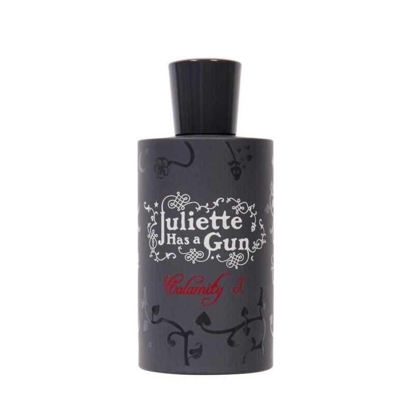Flacone profumo JULIETTE HAS A GUN JULIETTE E.D.P. 100ml nero con decorazioni floreali