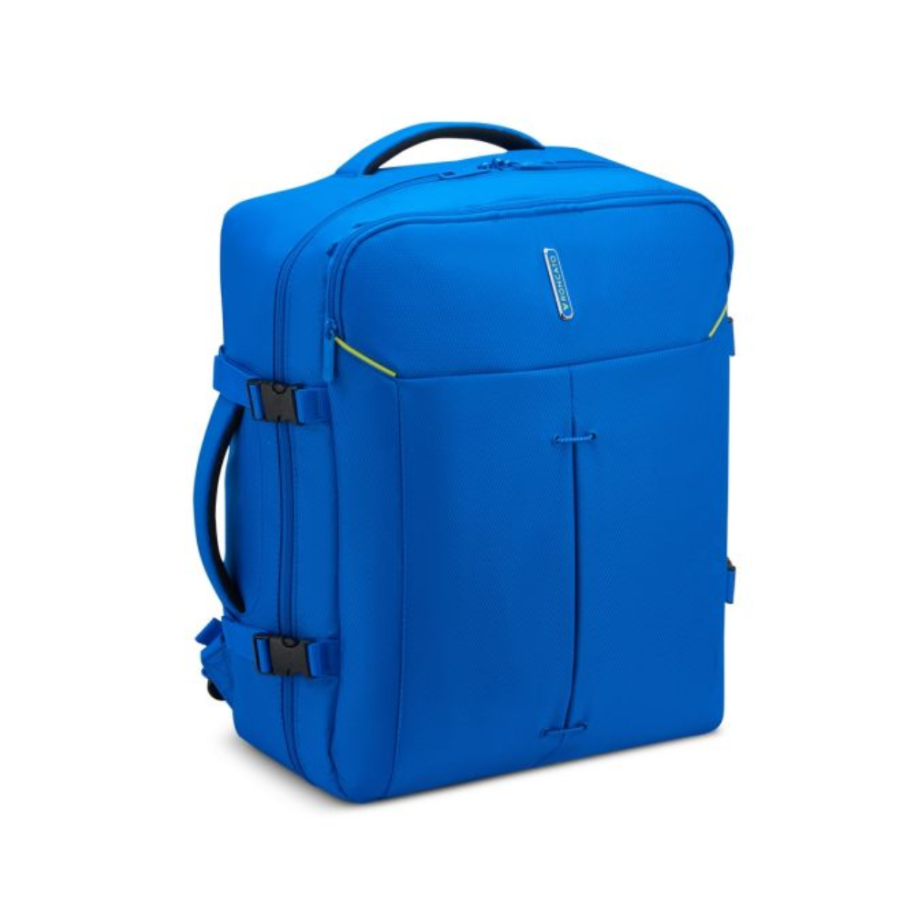 Zaino da viaggio Roncato Underseat EasyJet Ironik 2.0 blu cobalto con maniglie nere