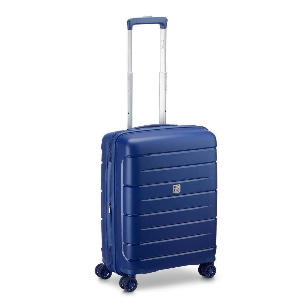 roncato-trolley-piccolo-cabina-starlight-55cm-dark-blue Trolley da cabina Roncato Starlight 3.0 blu scuro con manico e ruote
