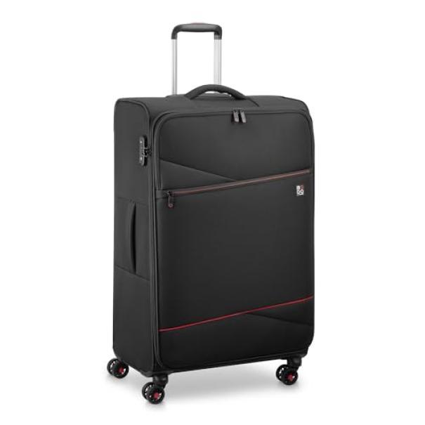 roncato-trolley-grande-eclipse-77cm-black Trolley Roncato Eclipse 2.0 nero 77cm vista frontale