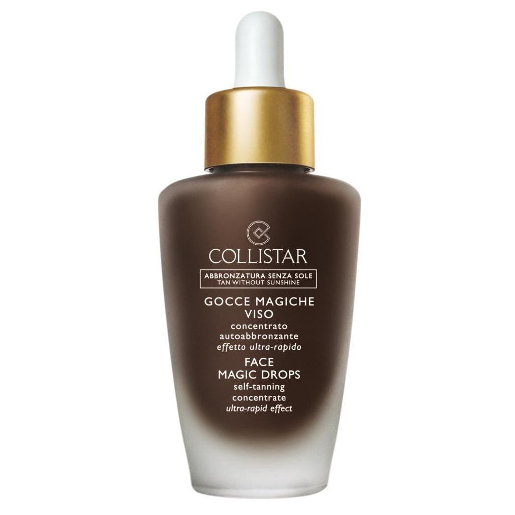 Gocce solari trasparenti Collistar con protezione UVA/UVB per viso