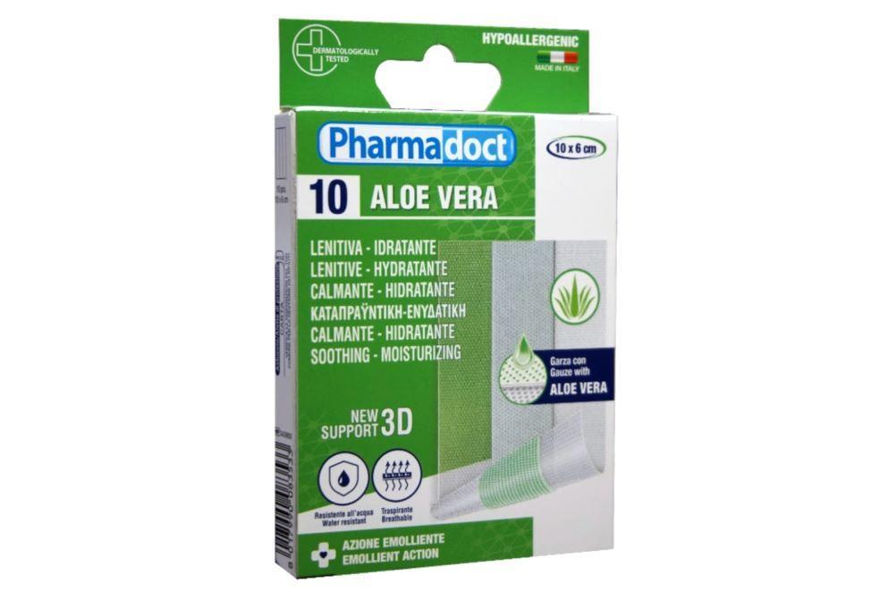 pharmadoc pharmadoct 3d striscia azione lenitiva e idratante garza con aloe vera 10 pezzi 78308 - foto 1 pharmadoc pharmadoct 3d striscia azione lenitiva e idratante garza con aloe vera 10 pezzi 78308 - foto 1