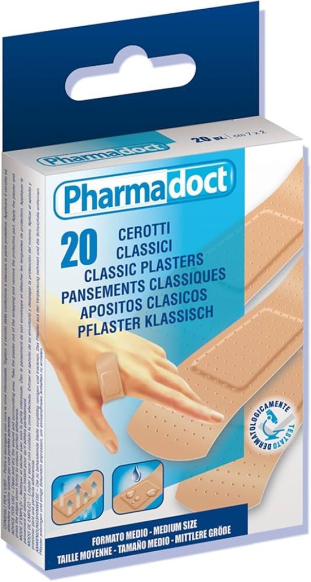 Cerotti classici PHARMADOC, confezione da 20 pezzi