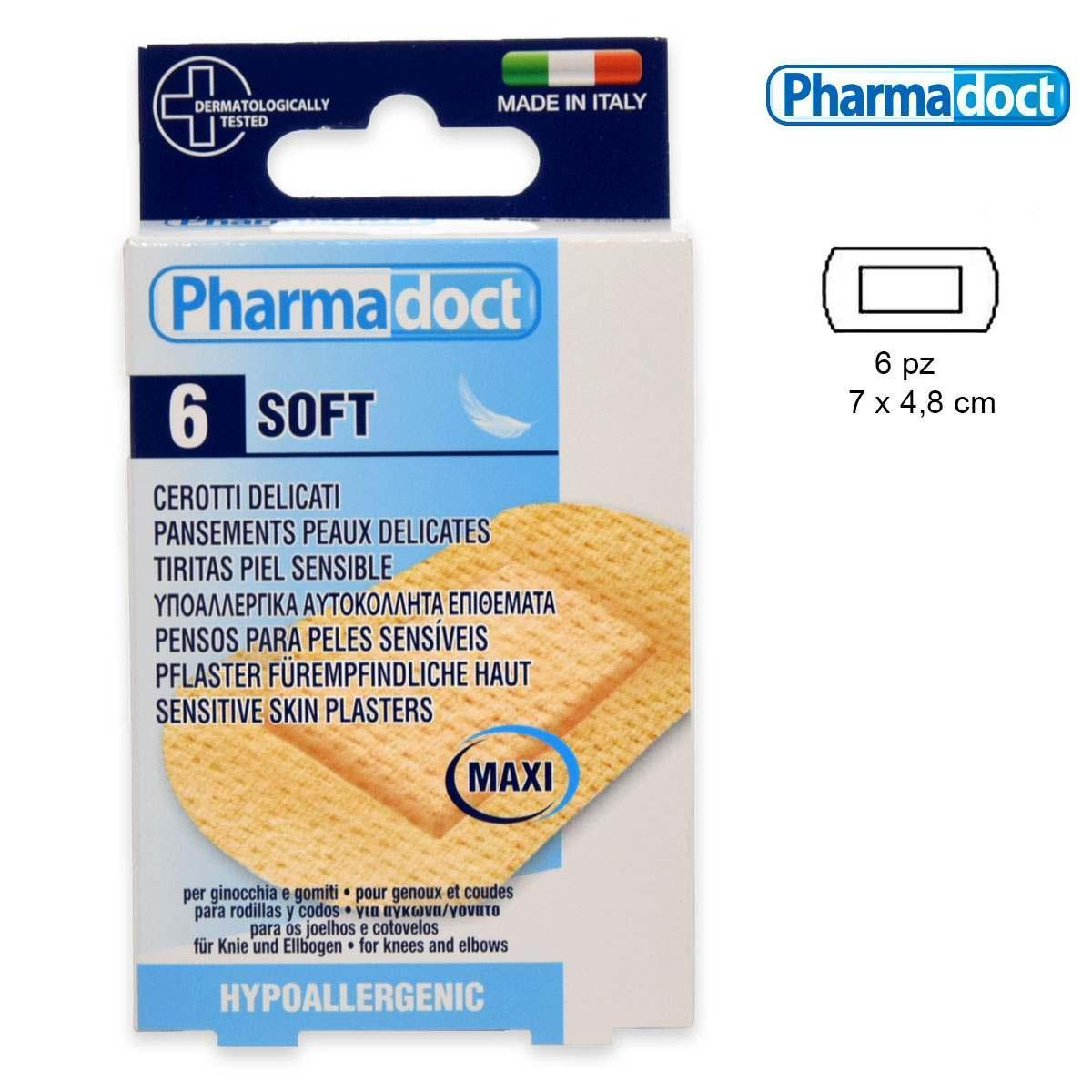 pharmadoc pharmadoct cerotti tnt gomito/ginocchio 6pz 78009 - foto 1 Cerotti terapeutici TNT per supporto gomito e ginocchio, confezione 6 pezzi