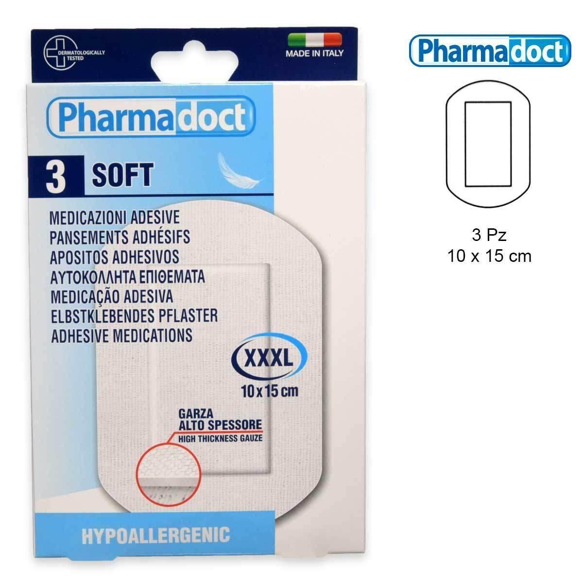 pharmadoc pharmadoct delicati cerotti sterili tnt colore bianco alta protezione 3 pezzi 78309 - foto 1 pharmadoc pharmadoct delicati cerotti sterili tnt colore bianco alta protezione 3 pezzi 78309 - foto 1