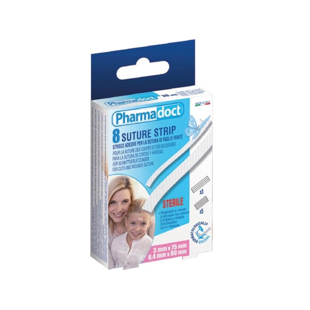 pharmadoc pharmadoct speciali sutura cerotti sterili bianco 8pz 78189 - foto 1 pharmadoc pharmadoct speciali sutura cerotti sterili bianco 8pz 78189 - foto 1