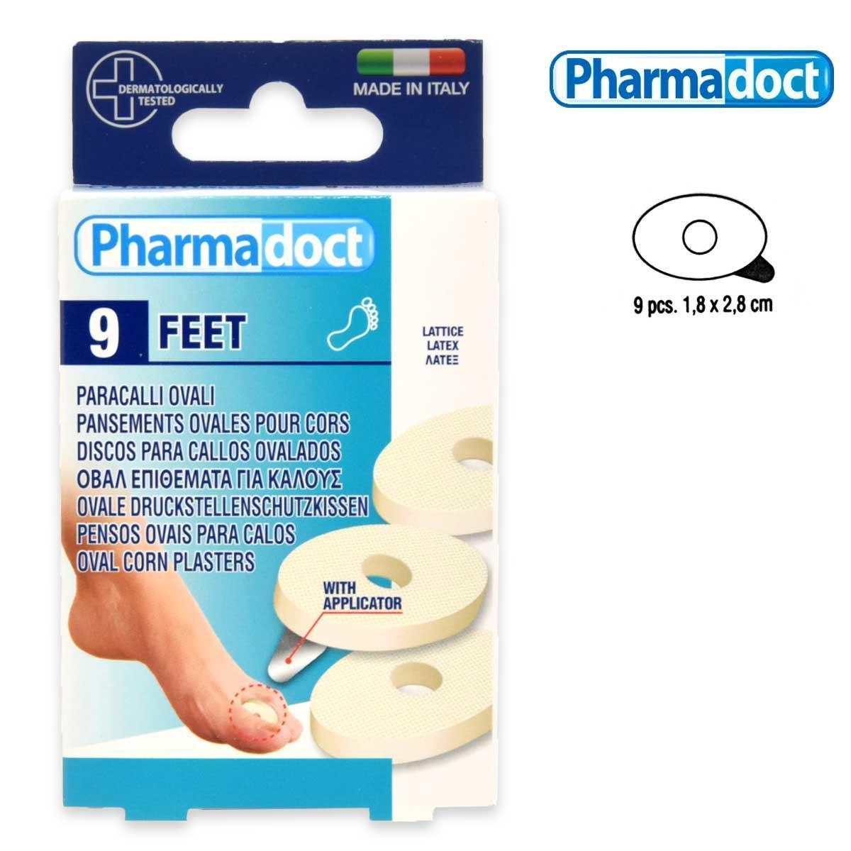 pharmadoc pharmadoct protettivi paracalli ovali lattice 9pz. 78092 - foto 1 pharmadoc pharmadoct protettivi paracalli ovali lattice 9pz. 78092 - foto 1