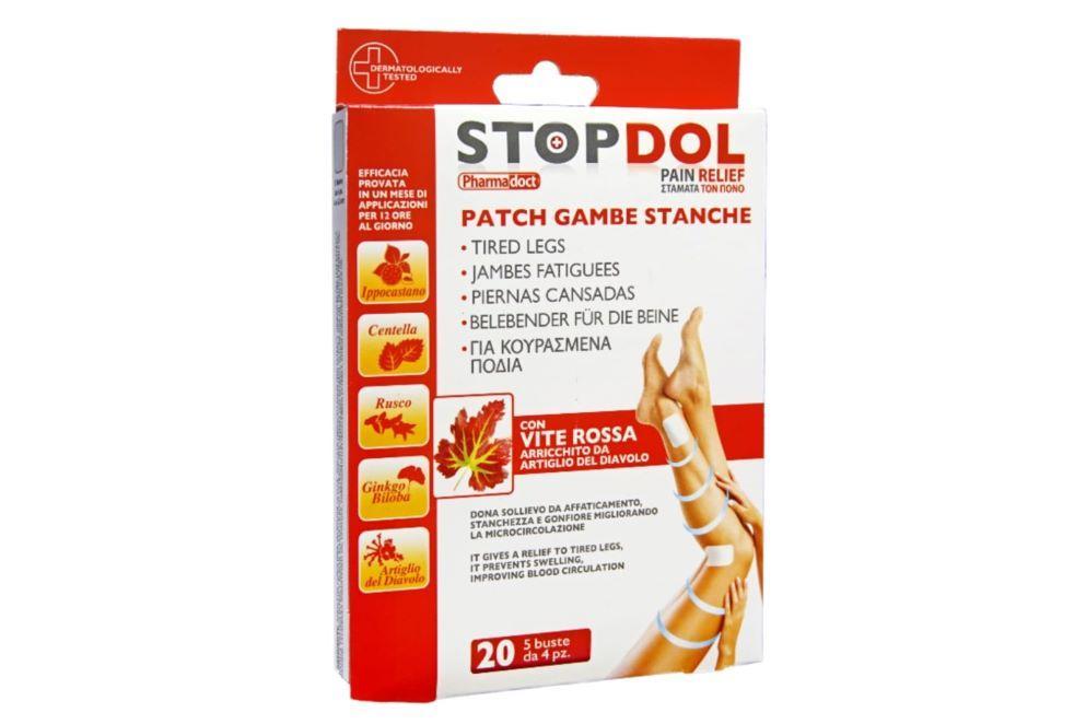 pharmadoc pharmadoct primo soccorso 20 patch gambe stanche 78256 - foto 1 pharmadoc pharmadoct primo soccorso 20 patch gambe stanche 78256 - foto 1