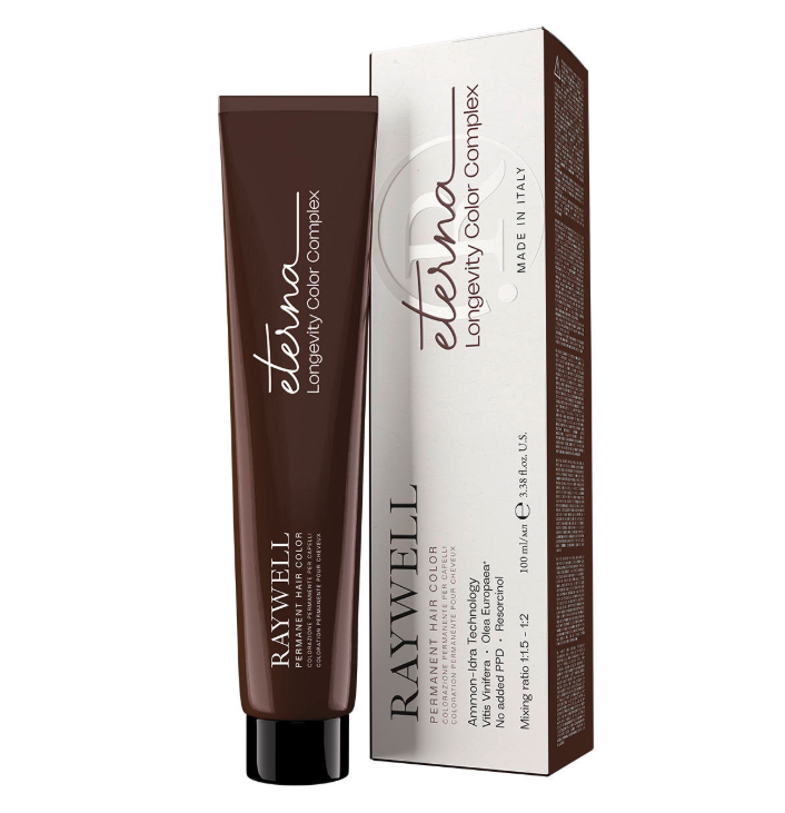 RAYWELL TINTA ETERNA LONGEVITY COLOR COMPLEX 100ML 1.0 NERO NATURALE raywell-tinta-eterna-longevity-color-complex-100ml-1.0-nero-naturale