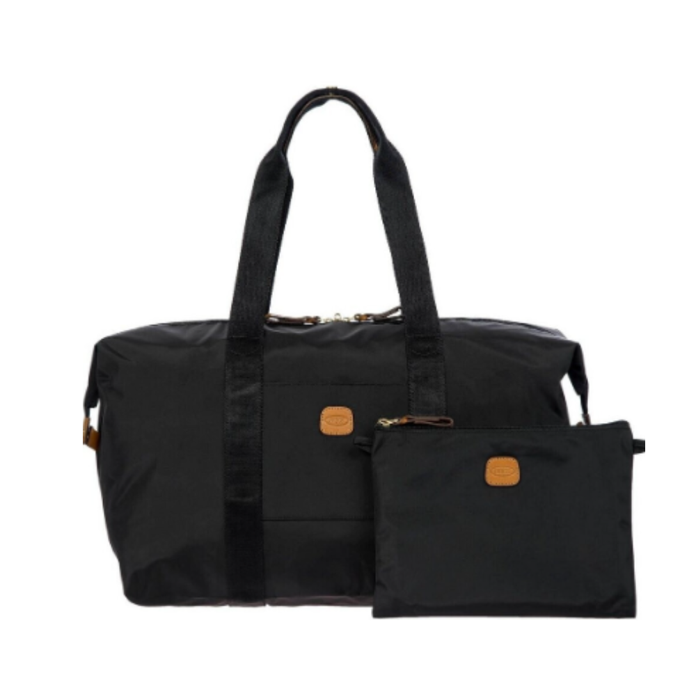 brics-x-collection-borsa-medio-nero Borsa media nero X-Collection con manici, accompagnata da borsello coordinato