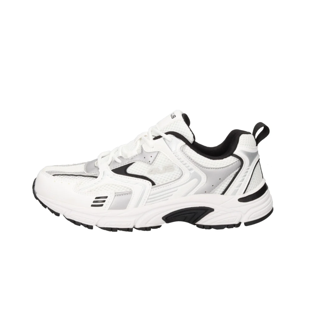 4us-paciotti-sneakers-uomo-white-black-41 Sneaker uomo 4US Paciotti bianca e nera vista da lato destro