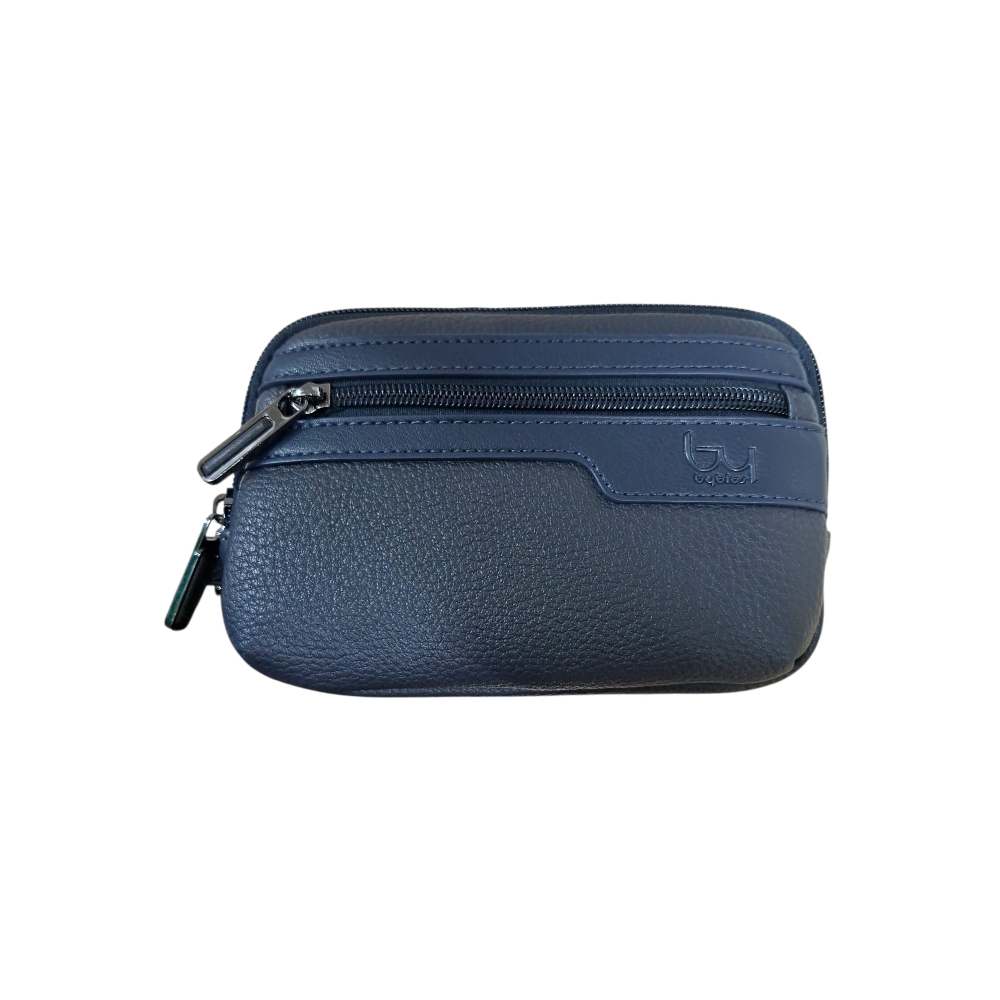 byblos-pochette-uomo-alpha-byby23a668-blu Pochette BYBLOS uomo ALPHA colore blu, vista frontale