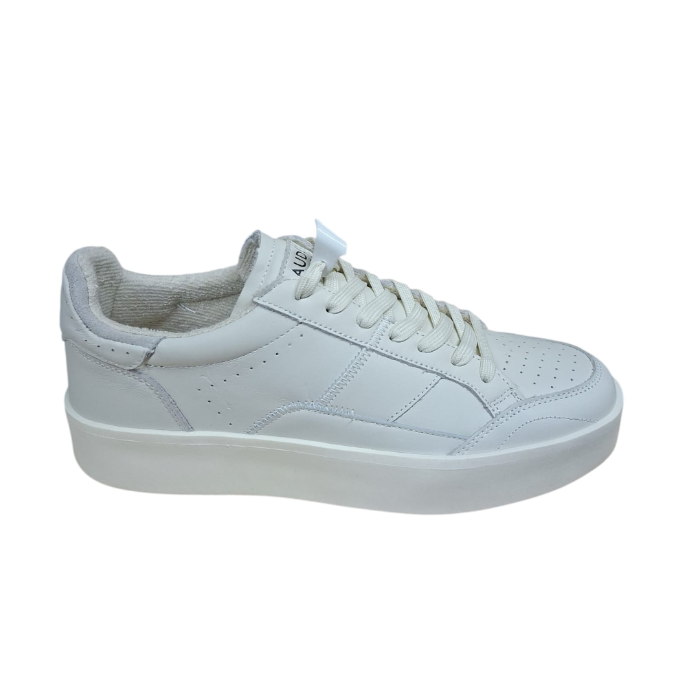 gaudi-sneaker-i-fusion-leather-v61-65350-42 Sneaker Gaudi I-Fusion in pelle bianca, vista laterale