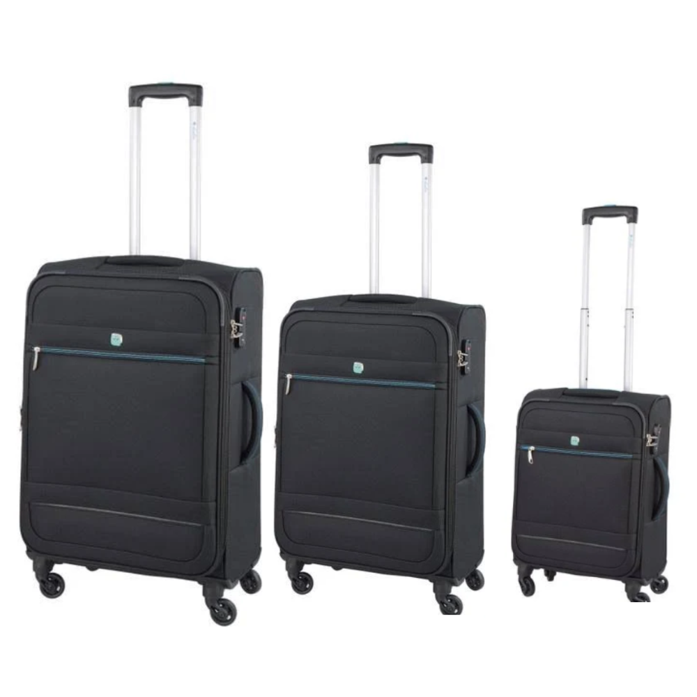 dielle-set-composto-da-3-trolley-55-60-70-in-termoformato-nero Set 3 trolley termoformato nero 55-60-70 cm, manici telescopici e ruote