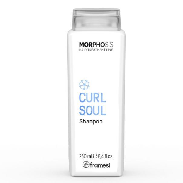 Framesi Morphosis Curl Soul Shampoo, formulazione specifica per capelli ricci e mossi